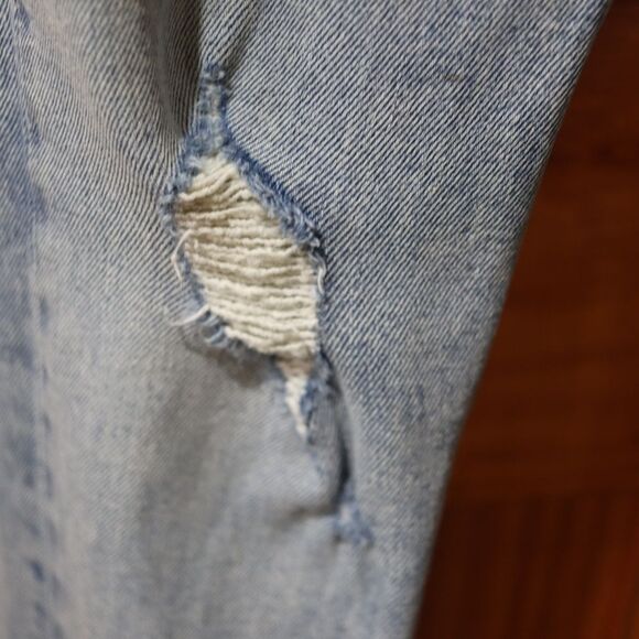 H&M Blue Skinny Distressed Jeans Y2K Super SKINNY 29 - Picture 6 of 12